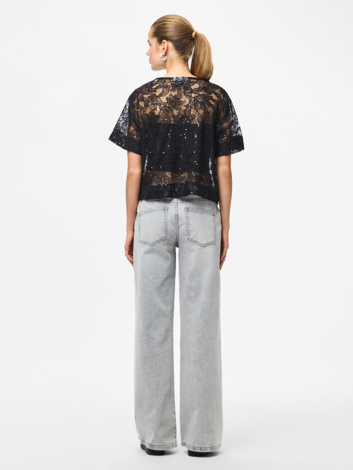 PCLOUISE Top - Black - VERO MODA & VILA Bergvik